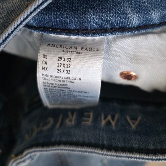 American Eagle AirFlex Athletic Fit Light Wash Jeans Men Sz 29x31(tag 32) - Picture 8 of 12